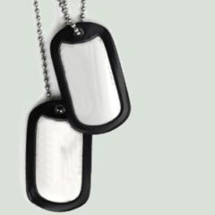 Dog Tag Sans Marquage